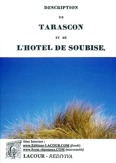 Description de Tarascon et de l'hôtel de Soubise