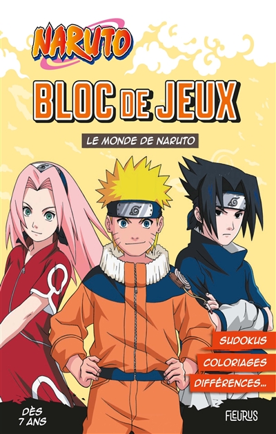 Le monde de Naruto : bloc de jeux Naruto