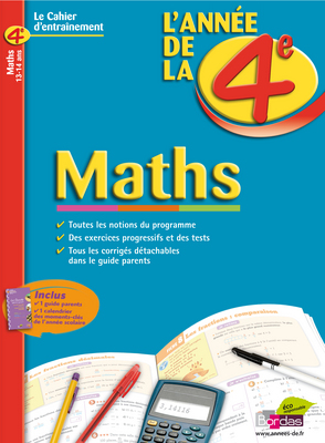 L'année de la 4e : maths