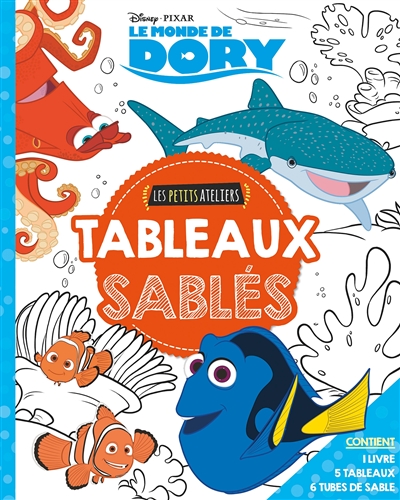 Le monde de Dory : tableaux sablés