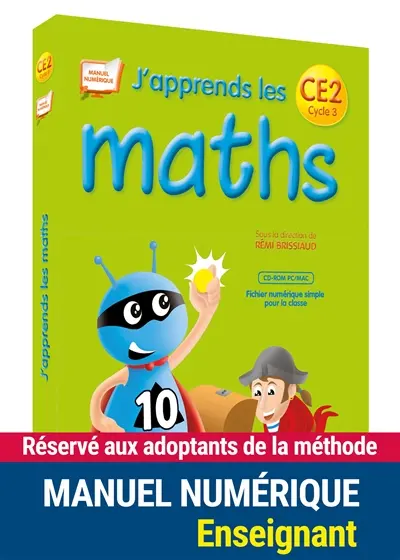 J'apprends les maths, CE2 cycle 3 : manuel numérique enseignant