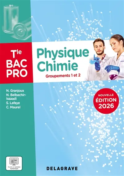 Physique chimie terminale bac pro : groupements 1 et 2 : pochette élève
