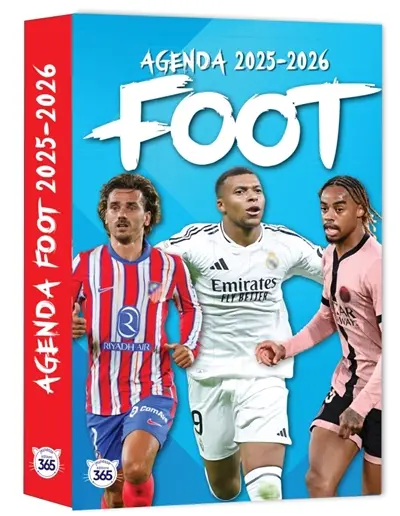 Foot : mon agenda scolaire 2025-2026