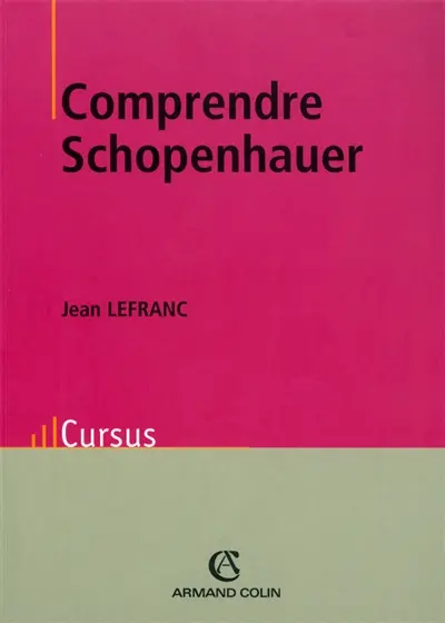 Comprendre Schopenhauer