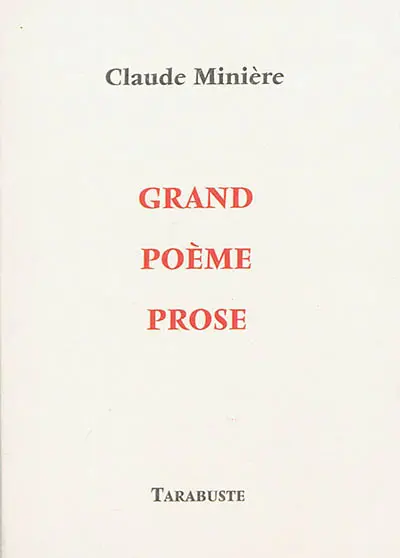 Grand poème prose