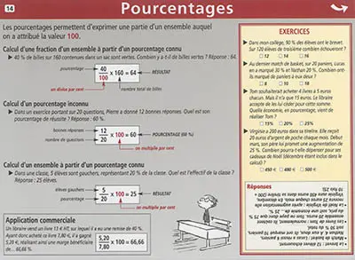Pourcentages, surfaces et volumes