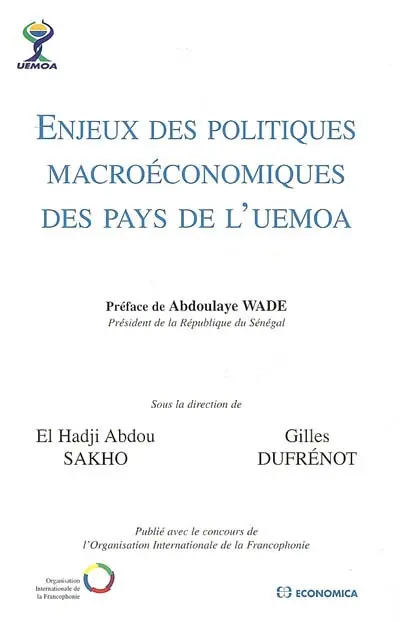 Enjeux des politiques macroéconomiques des pays de l'UEMOA