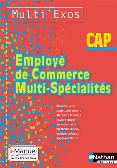 Employé de commerce multi-spécialités : CAP