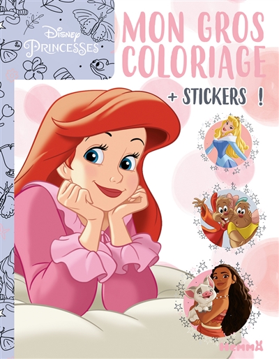 Disney princesses : mon gros coloriage + stickers ! : Ariel