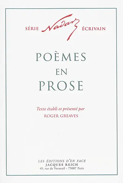 Poèmes en prose
