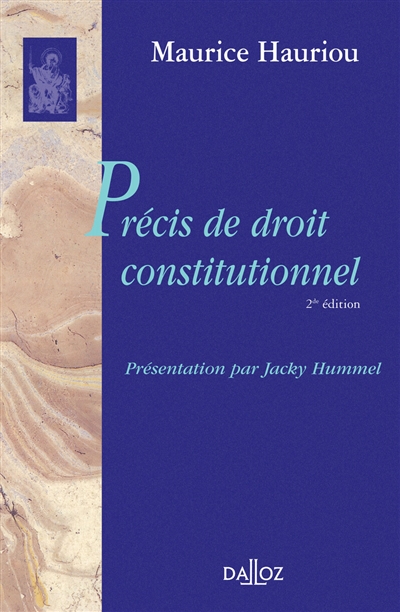 Précis de droit constitutionnel