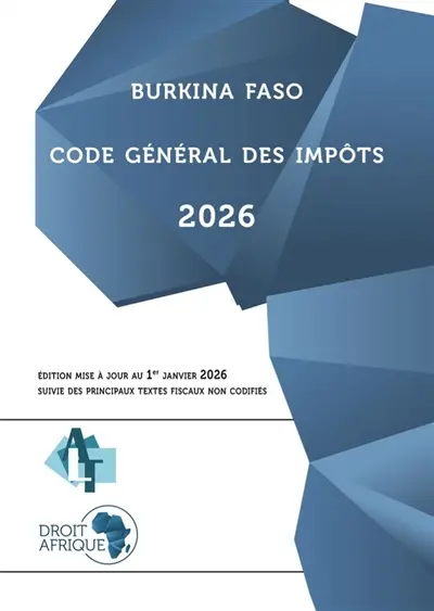 Burkina Faso : Code général des impôts 2026