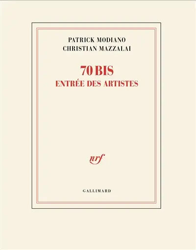 70 bis, entrée des artistes