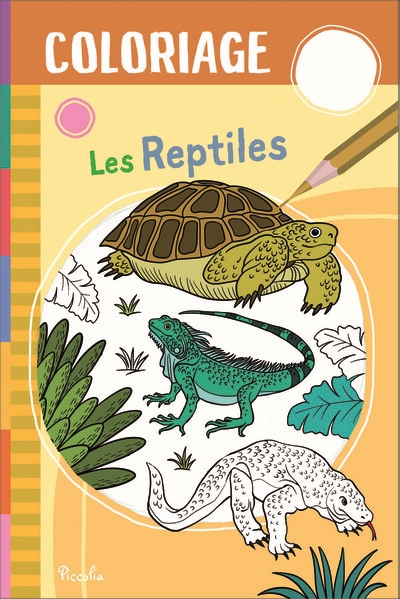 Les reptiles : coloriage
