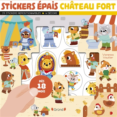 stickers épais : château fort
