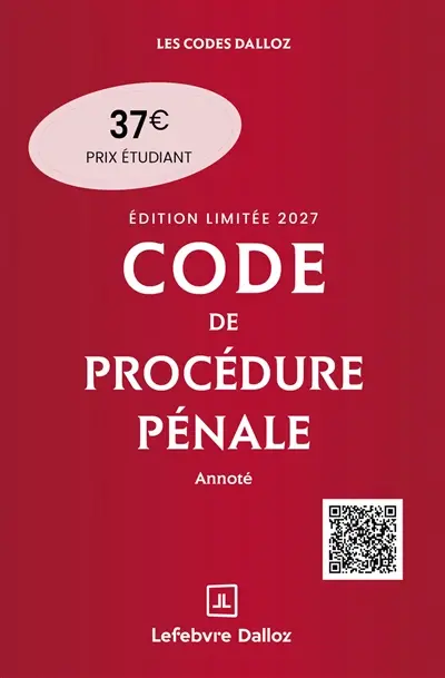 Code de procédure pénale 2027, annoté