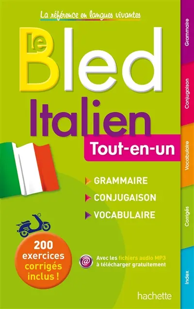 Bled italien : tout-en-un : grammaire, conjugaison, vocabulaire