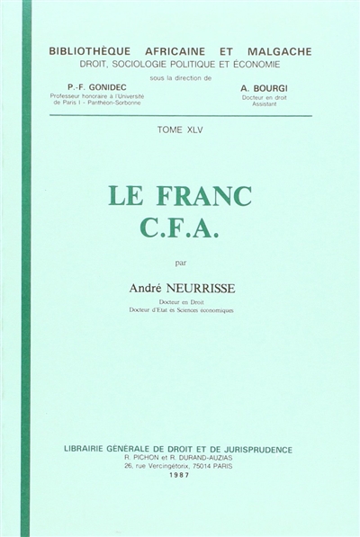 le franc c.f.a.