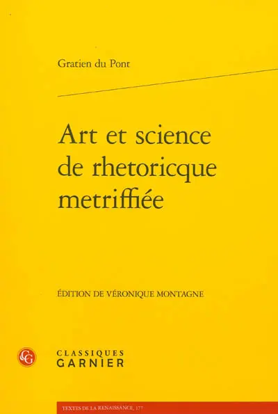 Art et science de rhetoricque metriffiée