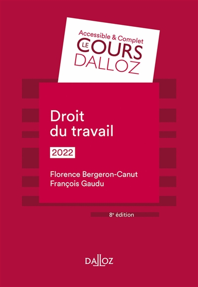 Droit du travail : 2022