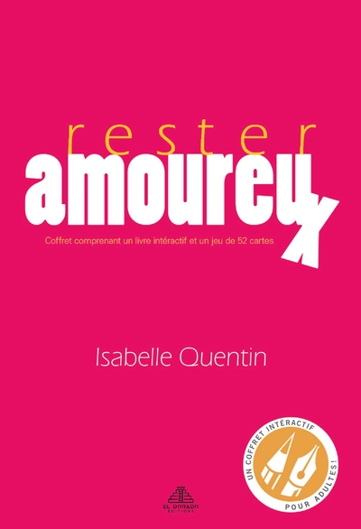 Rester amoureux : ce coffret est composé d'un livre et d'un jeu de 52 cartes