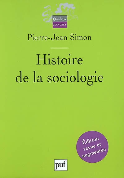 Histoire de la sociologie : tradition et fondation