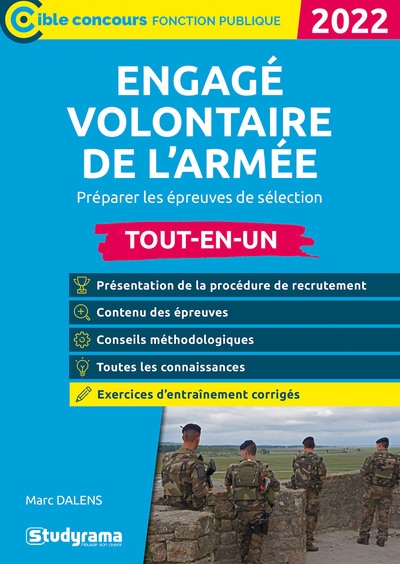 Engagé volontaire de l'armée : préparer les épreuves de sélection, tout-en-un : 2022