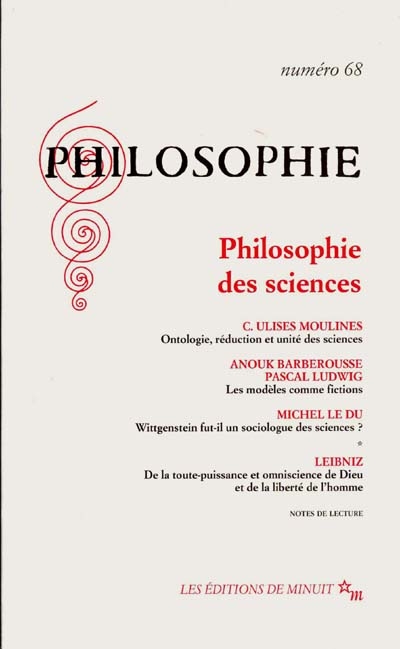Philosophie, n° 68. Philosophie des sciences
