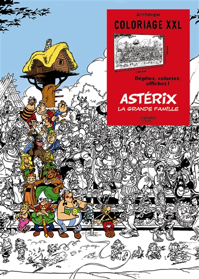 Astérix, la grande famille : coloriage XXL