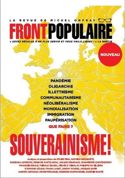 Front populaire, n° 1. Souverainisme ! Front populaire, n° 1. Souverainisme !