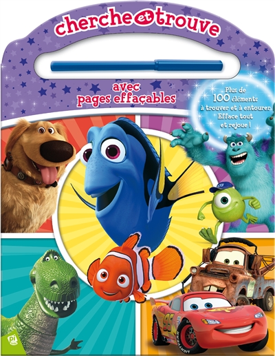 Disney Pixar : cherche et trouve avec pages effaçables