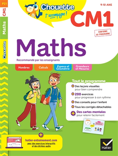 Maths CM1, 9-10 ans : nouveau programme
