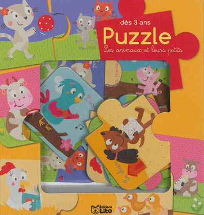 Les animaux et leurs petits : puzzle