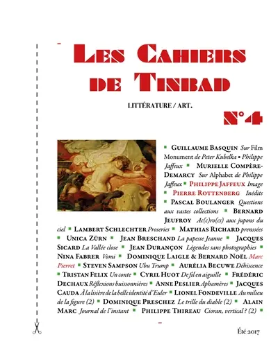 Les cahiers de Tinbad, n° 4