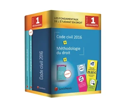 Pack les fondamentaux de l'étudiant en droit 1 : découverte