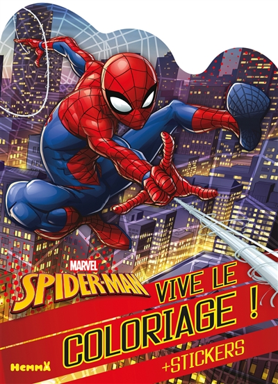 spider-man : vive le coloriage ! : + stickers