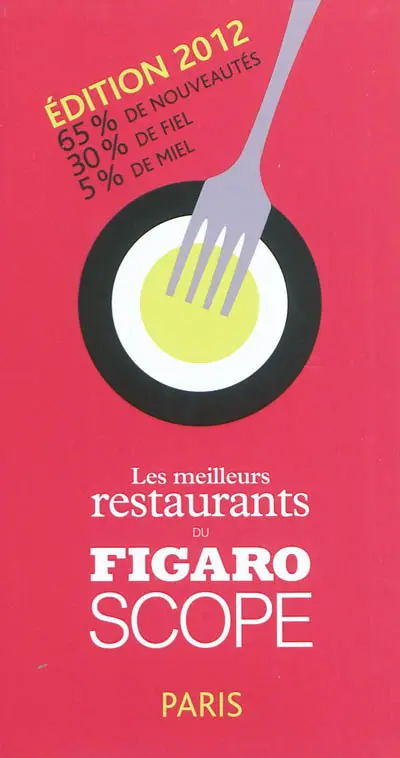 Les meilleurs restaurants du Figaroscope 2012 : Paris