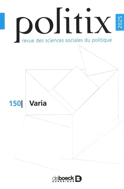 Politix, n° 150. Varia