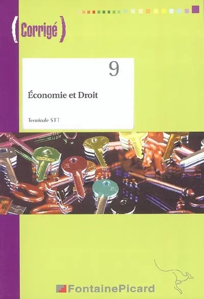 Economie et droit, Terminale STT : corrigé