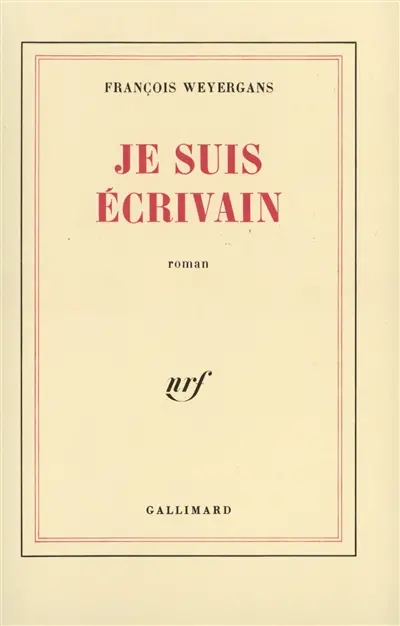 Je suis écrivain