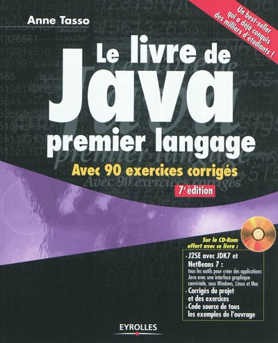 Le livre de Java premier langage : avec 90 exercices corrigés