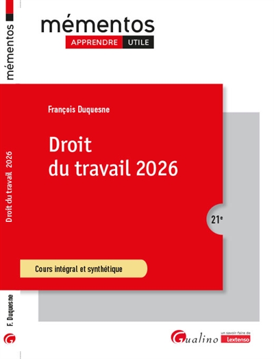 Droit du travail 2026 :...