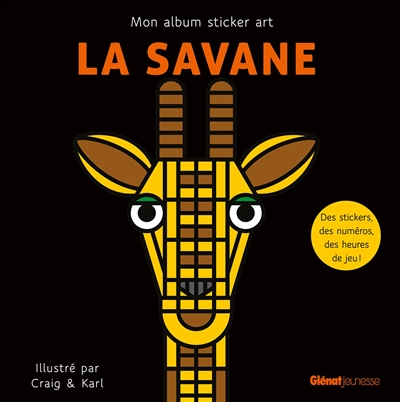 la savane : mon album sticker art