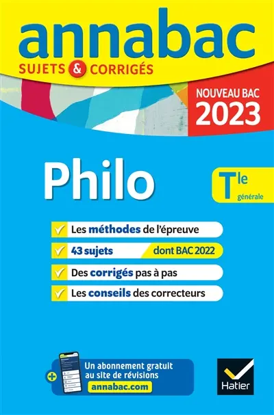 Philo terminale générale : nouveau bac 2023
