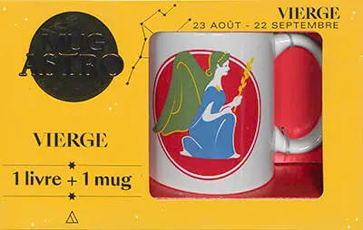 Vierge : 23 août-22 septembre : 1 livre + 1 mug