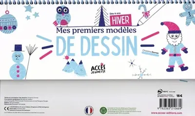 Mes premiers modèles de dessin : hiver