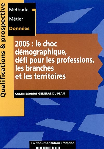 2005, le choc démographique : défi pour les professions, les branches et les territoires