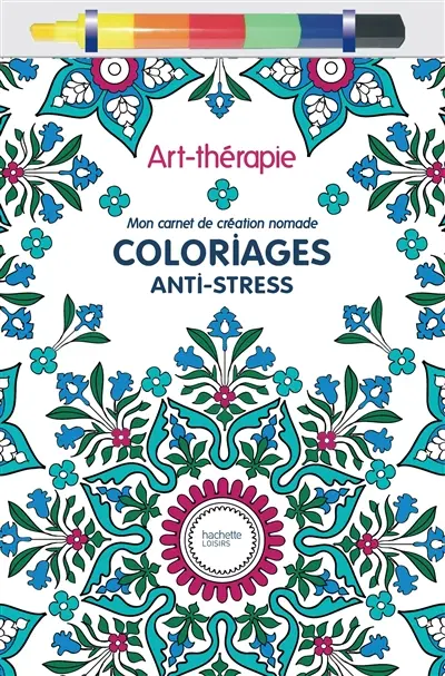Mon carnet de création nomade : coloriages anti-stress