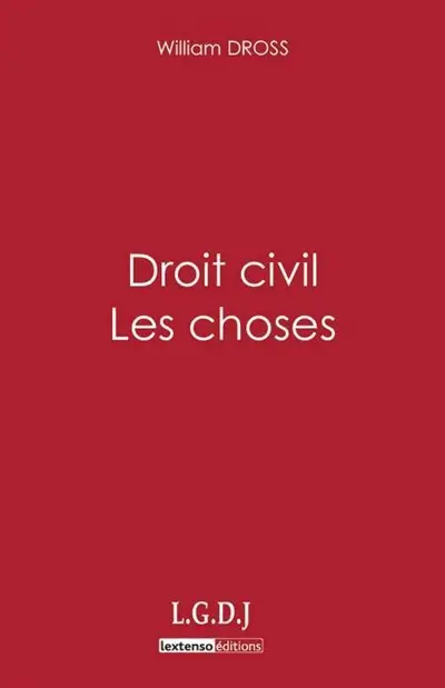 Droit civil : les choses