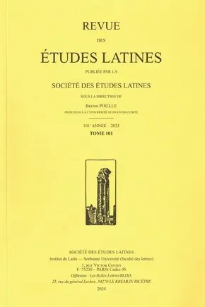 Revue des études latines, n° 101